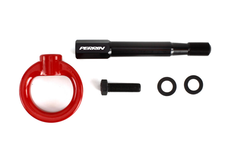 Perrin PSP-BDY-253RD 14-19 fits Subaru Forester/Ascent Tow Hook Kit (Rear) - Red