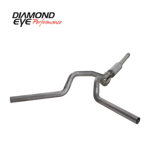 Diamond Eye Performance K4312S Diamond Eye KIT 4in Catback DUAL SS: 94-97 fits FORD 7.3L F250/F350 PWRSTROKE