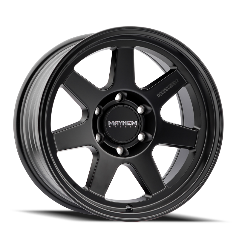 Mayhem 8307-7983MB 8307 Convoy 17x9 / 6x139.7 BP / -6mm Offset / 106mm Hub Satin Black Wheel