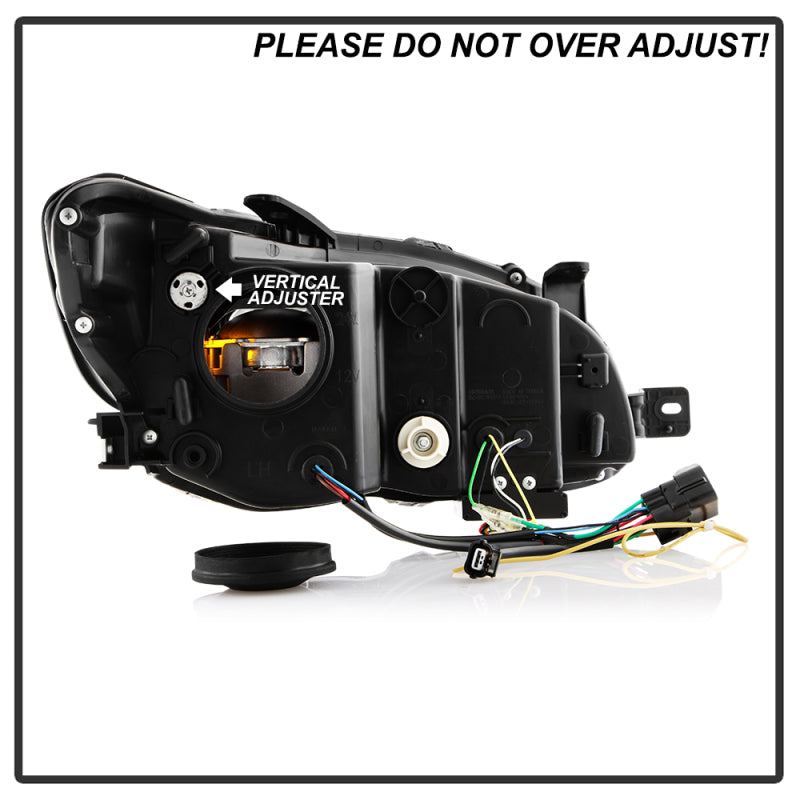 Spyder 5088109 fits Subaru 15-20 Impreza WRX LED High-Power LED Headlights-Blac