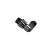 Snow SNF-60889 -8 ORB to -8AN 90 Degree Swivel Fitting (Black)