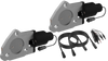 QTP QTEC50 2.5in Bolt-On QTEC Dual Electric Cutout Valves - Pair