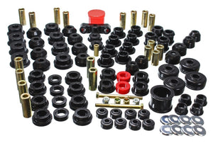 Energy Suspension 16.18102G 88-91 fits Honda Civic/CRX Black Hyper-Flex Master Bushing Set