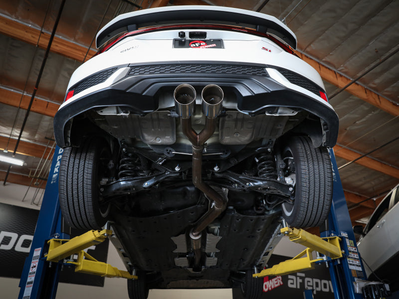 AFE 49-36620-P  2.5in 304SS Cat-Back Exhaust System 17-20 fits Honda Civic SI C