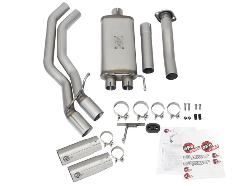 AFE 49-43081-P Exhausts 3in SS Cat-Back 15-16 fits Ford F-150 EcoBoost V6 2.7/3