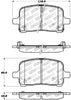 Stoptech 309.1028 Performance Brake Pads