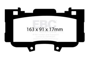 EBC UD1784 brake Ultimax2 brake Pads