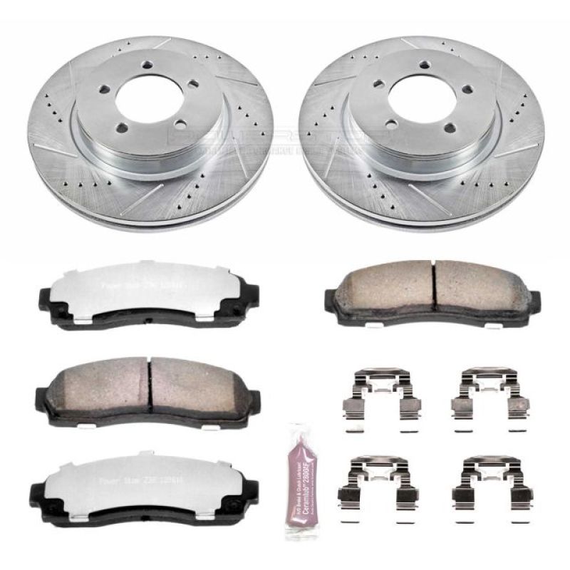PowerStop K1931-36 02-05 fits Ford Explorer Front Z36 Truck & Tow Brake Kit