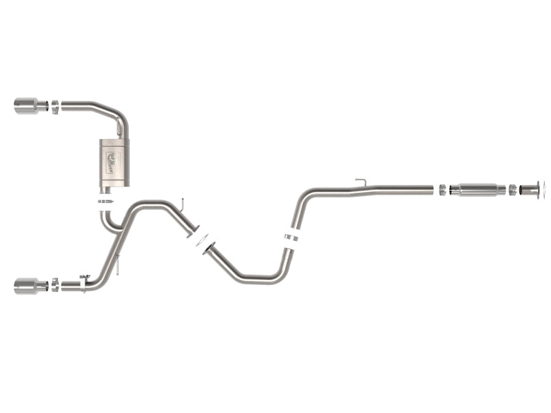 AFE 49-37028-P  22-23 fits Hyundai Elantra N L4-2.0L (t) 3in 304 SS Cat-Back Ex