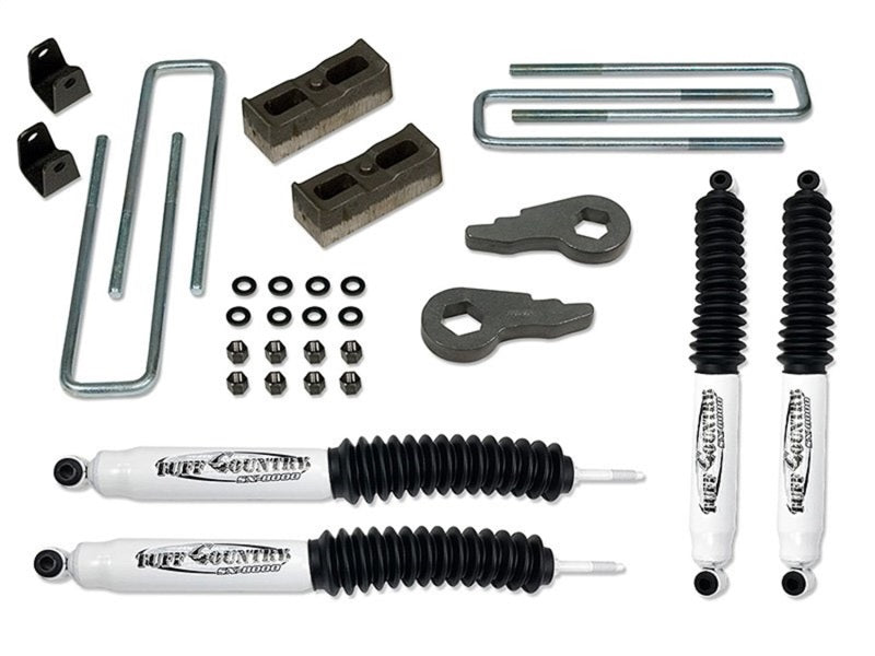 Tuff Country 12964KN 01-10 fits Silverado 2500HD (Pur TB) 4x4 & 2wd 2in Lft Kt (w/Rear Lift Block SX8000 Shocks)