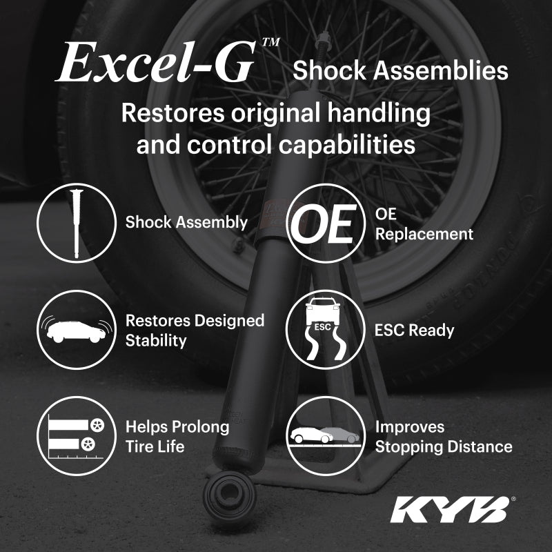 KYB SA1003 13-16 / 2020 fits Ford Fusion Excel-G Rear Gas Shock Assembly