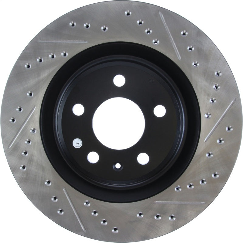 Stoptech 127.33137L Slotted & Drilled Sport Brake Rotor