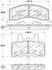Stoptech 309.037 Sport Brake Pads w/Shims and Hardware - Front