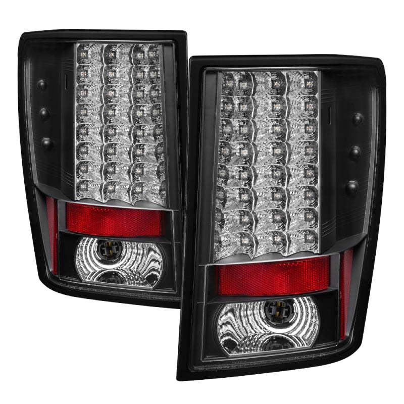 Spyder 5070197 fits Jeep 07-10 Grand Cherokee LED Tail Lights Black ALT-YD-JGC0