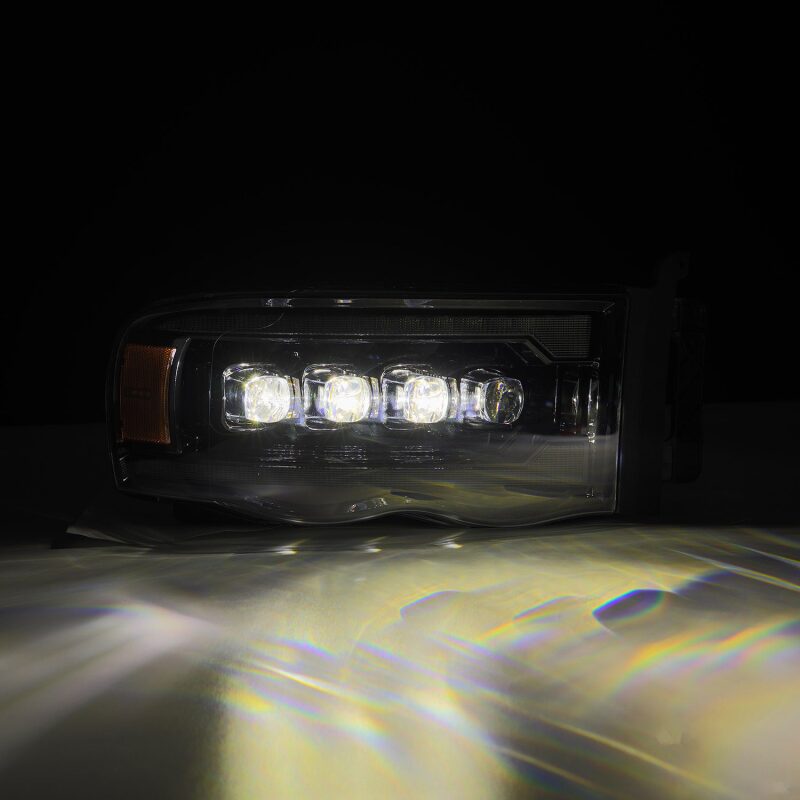 AlphaRex 880566 02-05 fits Dodge Ram 1500 NOVA LED Proj Headlights Alpha Blac