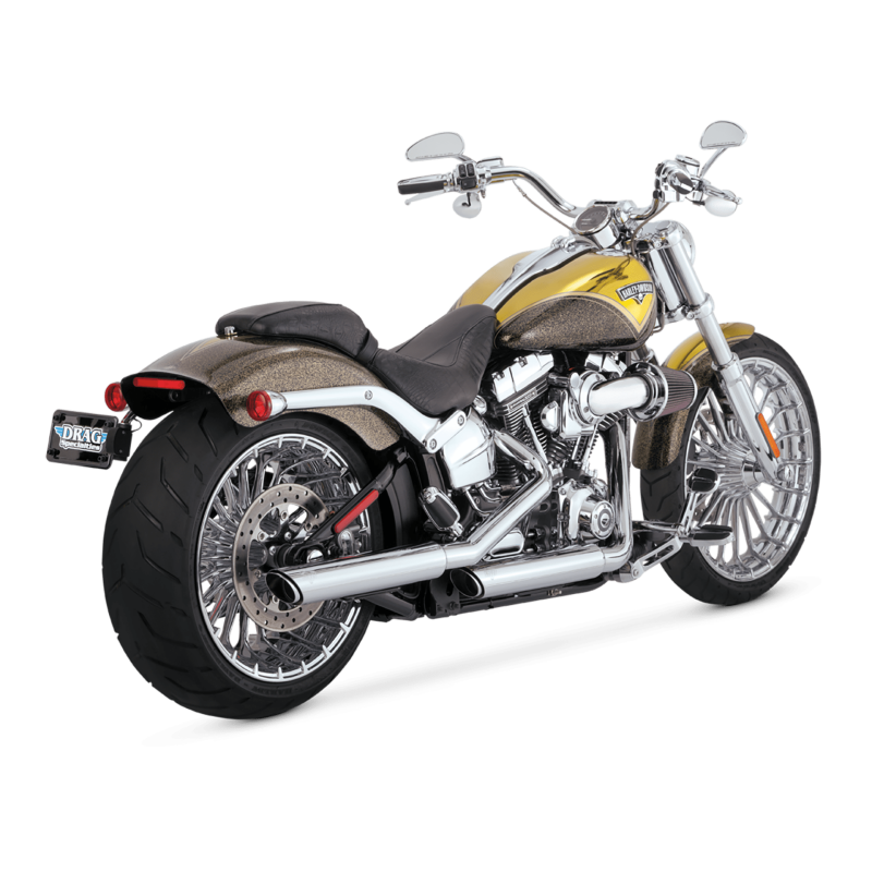 Vance and Hines 46844 Vance & Hines HD Softail 91-09 Fatboy Twin Slash Slip-O