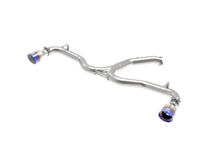 AFE 49-37002-1L  3-2.5in 304SS Axle-Back Exh Sys w/Blue Flame Tip 2018 fits Hyu