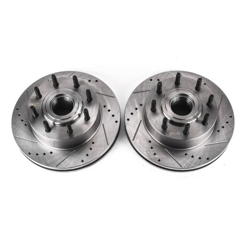 Power Stop fits Ford F-350 Super Duty Front Drilled & Slotted Rotor - Pair