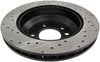 Stoptech 127.33078L Slotted & Drilled Sport Brake Rotor