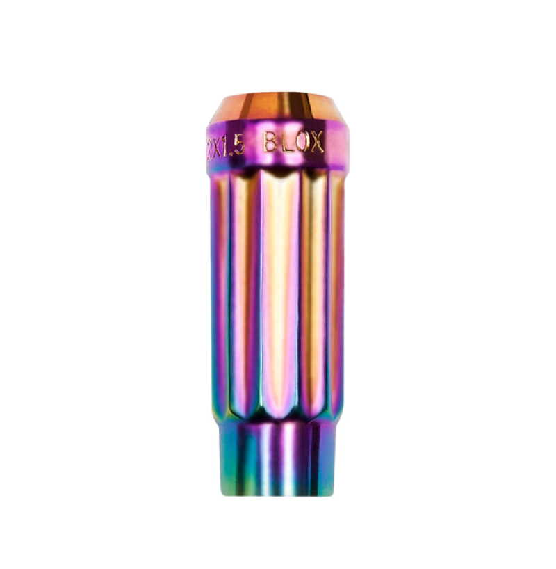 BLOX Racing BXAC-00143-NEO 12-Sided P17 Tuner Lug Nut 12x1.25 - NEO Chrome Steel - Single Piece