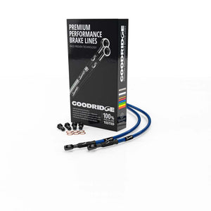Goodridge HN0773-1FCBK-EB 04-10 fits Honda VT750 Shadow Electric Blue Front SS