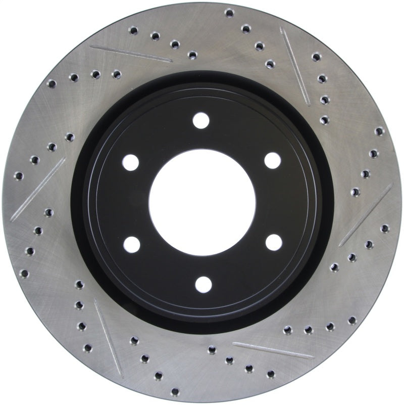 Stoptech 127.42099L Slotted & Drilled Sport Brake Rotor