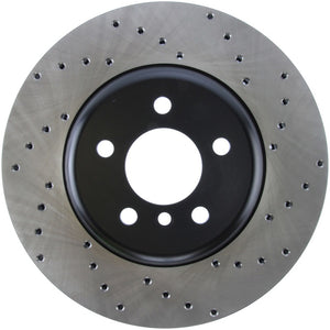 Stoptech 128.34124L 11-15 BMW 535i/535xi/ 12-15 640i Front Left Drilled Sport Brake Rotor