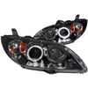 ANZO 121228 2008 fits Mazda 04-20 3 Projector Headlights w/ Halo Black (CCFL)