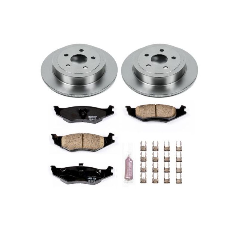 PowerStop KOE1687 fits Plymouth 96-00 Breeze Rear Autospecialty Brake Kit