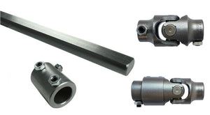 Ridetech 11009535 70-78 fits GM F-Body Front Steering Column U-Joint Kit - 1in -48 Spline to 3/4in -36 Spline