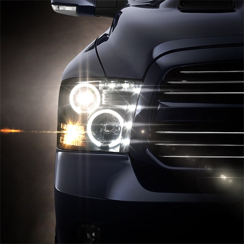 Spyder 5030320 fits Dodge 09-14 Ram 1500 Projector Headlights Halogen- CCFL Hal