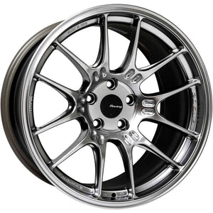 Enkei 534-8105-6545HS GTC02 18x10.5 5x114.3 45mm Offset 75mm Bore Hyper Silver Wheel