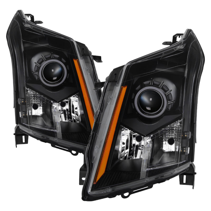 xTune 9938917 fits Cadillac SRX 10-14 OE Style Halogen Headlights - Black HD-JH