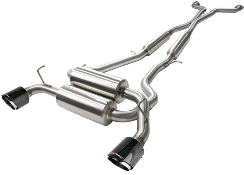 AFE 49-36103-C  2-1/2in 304SS Cat-Back Exhaust fits Infiniti G37 08-13/Q60 14-1