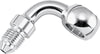 Twin Power 35959 Chrome Brake Fitting 3/8 Inch X AN3 90 Degree Banjo Adaptor