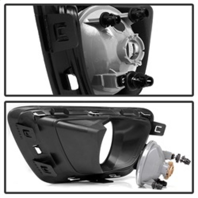 Spyder 5082404 fits Chevy 15-20 Colorado 2017 OEM Fog Lights w/switch - Clear F