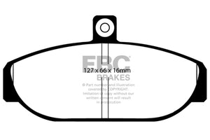 EBC UD255 85-93 Volvo 740 2.1 (Girling) Ultimax2 Front Brake Pads