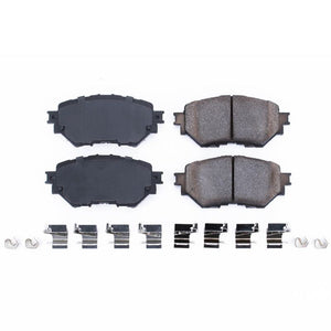 PowerStop 17 1759 fits Mazda 3 Front Z17 Evolution Ceramic Brake Pads w/Hardware