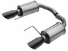 Roush 421837-BLK 2015 fits Mustang V6 / EcoBoost Black Tip Axle Back Exhaust