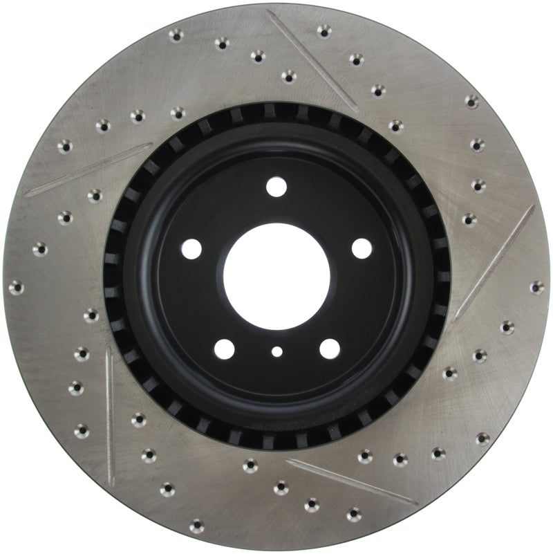 Stoptech 127.42076R Slotted & Drilled Sport Brake Rotor