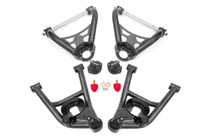 BMR AAK401H 64-72 A-Body Non-Adj A-Arms - Black Hammertone