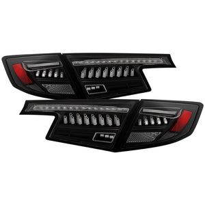Spyder 5089113 Apex 22-24 fits Honda Civic 5-Door LED Tail Lights - Black (ALT-
