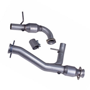 BBK  19471 fits Ford 11-14 F-150 Coyote 5.0 3in Short Exhaust Mid Y-Pipe w/ Cata