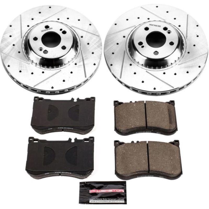 Power Stop K7852 18-21 fits Mercedes-Benz S560 Front Z23 Evolution Brake Kit