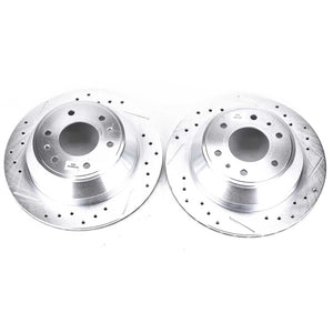 PowerStop fits Buick 04-07 Rainier Rear Evolution Drilled & Slotted Rotors -