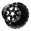 Race Star 72-512454521B 72 ValStar 15x12 / 5x4.50BC / 4.5BS / 3.072in CB / Black w/Machined Accents Wheel