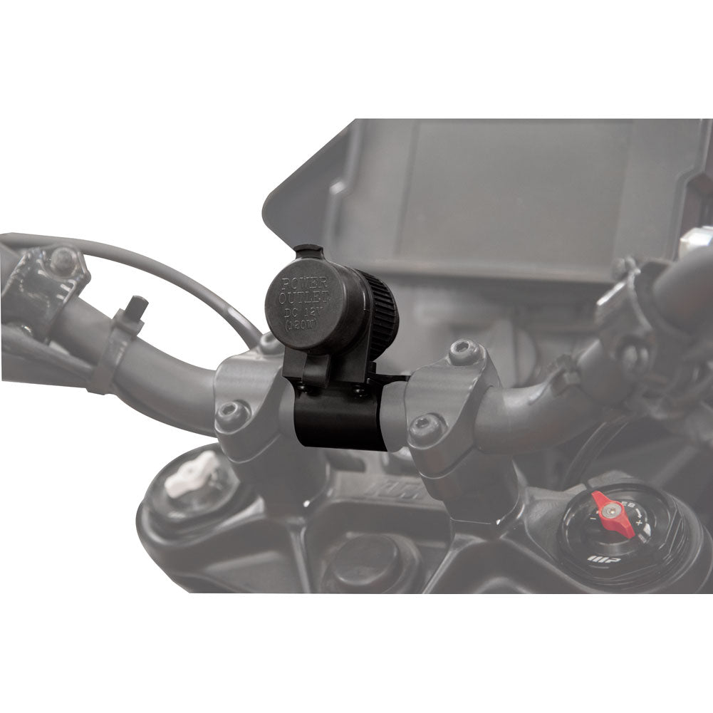 Tusk 1313290001 12 Volt Power Socket Handlebar Center