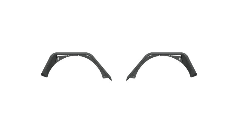 Road Armor 518AFR0B 18-20 fits Jeep Wrangler JL Stealth Rear Fender Flare Body Armor - Tex Blk