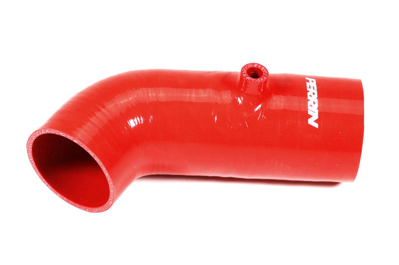 Perrin PSP-INT-432RD 22-23 fits Subaru BRZ/Toyota GR86 Silicone Inlet Hose (3in. ID / SS Wire) - Red