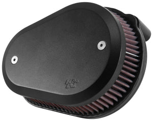 K&N Engineering RK-3932B K&N 00-16 Harley-Davidson Street Metal Intake System Flare Black